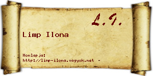 Limp Ilona névjegykártya